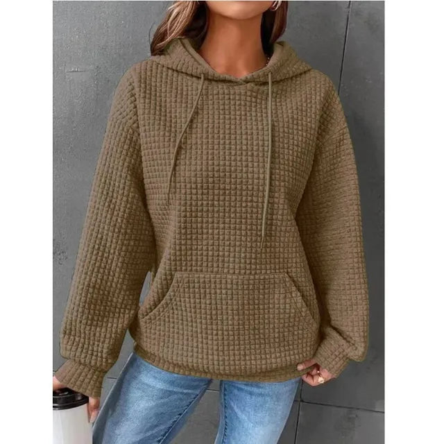 Monica - Modern hooded sweatshirt with structured design