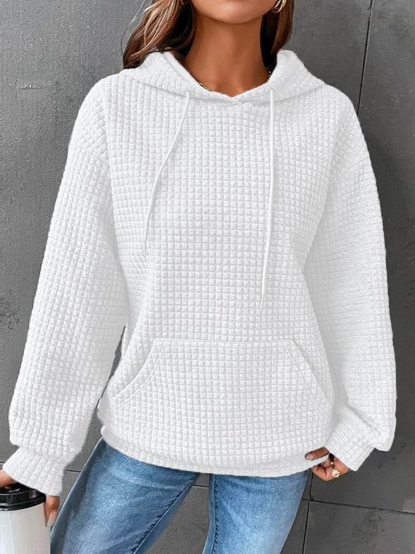 Monica - Modern hooded sweatshirt with structured design